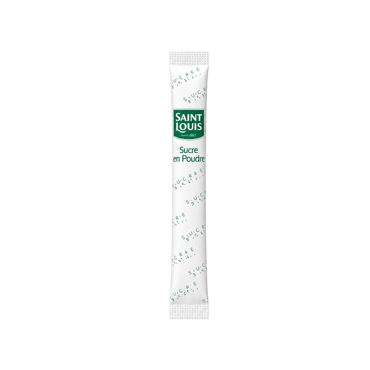 buchette-sucre-st-louis 500g box of Saint Louis sugar sticks, front view, white with green logo