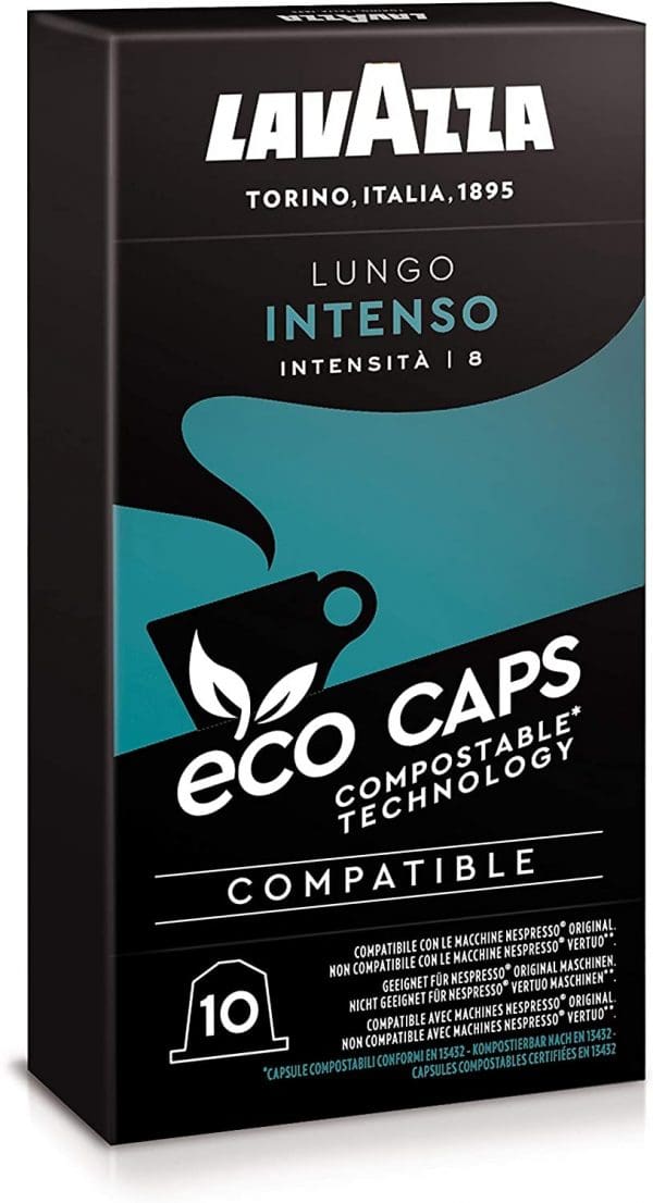 Lungo Intenso Lavazza Compatibles Nespresso x10 capsules