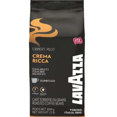 Granos de café Lavazza Crema Ricca