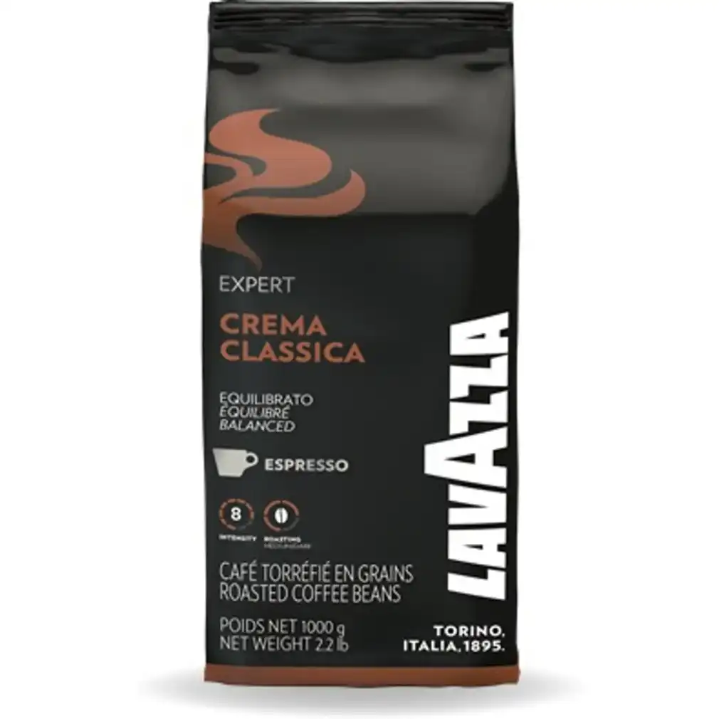 Lavazza Crema Clásica en granos de café