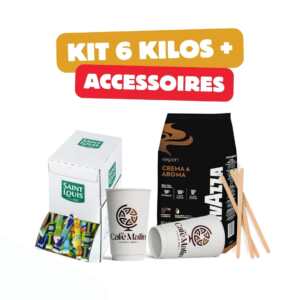 6 kg – Kit Café en Grain Lavazza Vending + Accessoires