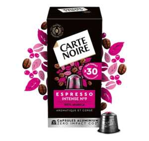  Carte Noire Espresso N°9 Intense, compatibile cu Nespresso®, 30 capsule