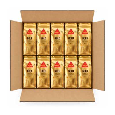 Gesichtspackung Kaffeebohnen Delta Cafés Gold 5 kg — 10 × 500 g