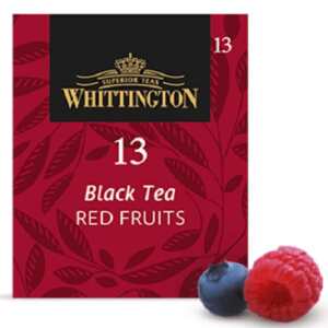 Chá Preto Whittington Frutos Vermelhos — 13 Chás Black , 15 saquetas de 1,9g