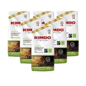 Κόκκοι καφέ KIMBO ORGANIC – 6×1 KG