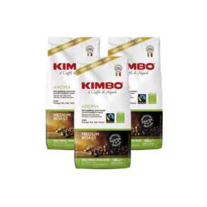 Granos de café orgánico KIMBO – 3 × 1 kg