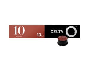 Cápsula Delta Q QALIDUS nº 10, intensidade forte - Espresso Arábica Robusta, compatível com máquinas Delta Q