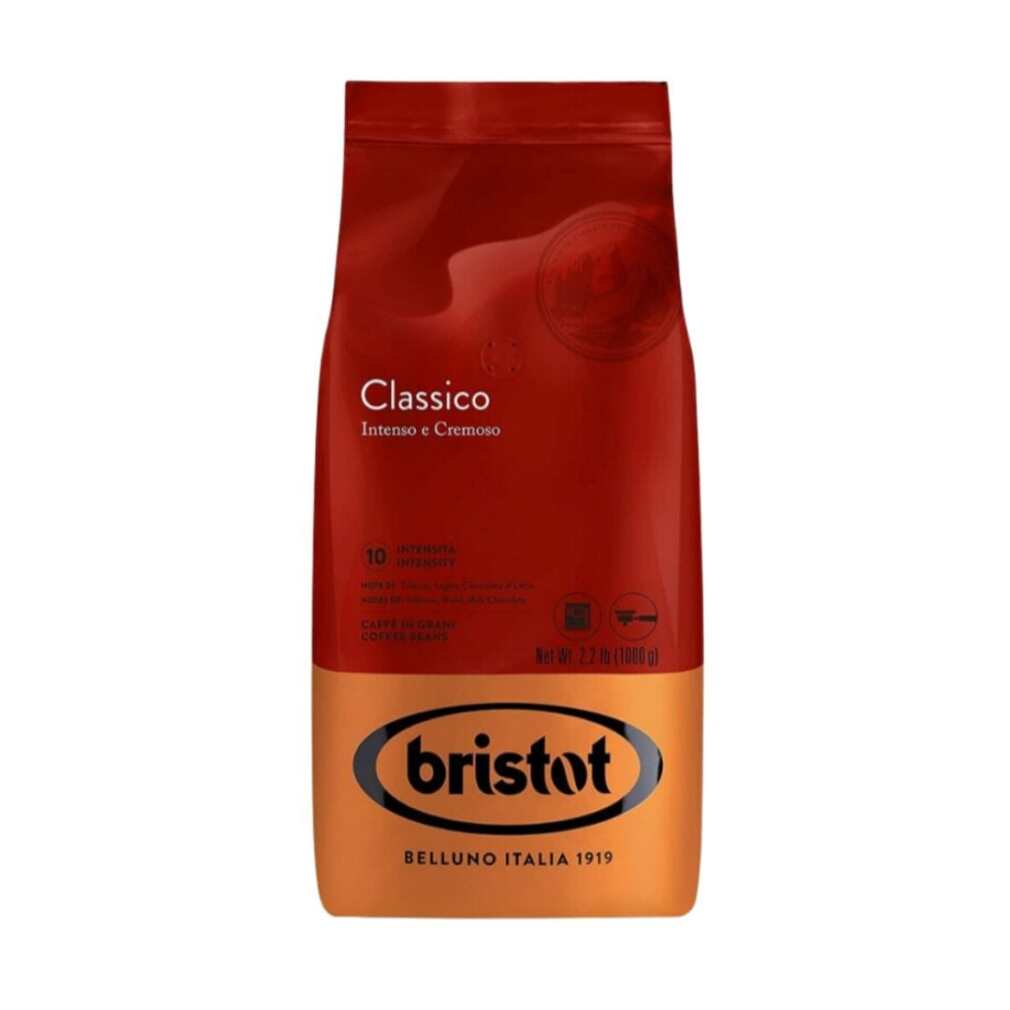 Bristot Café Clásico Intenso y Cremoso en Grano 1kg