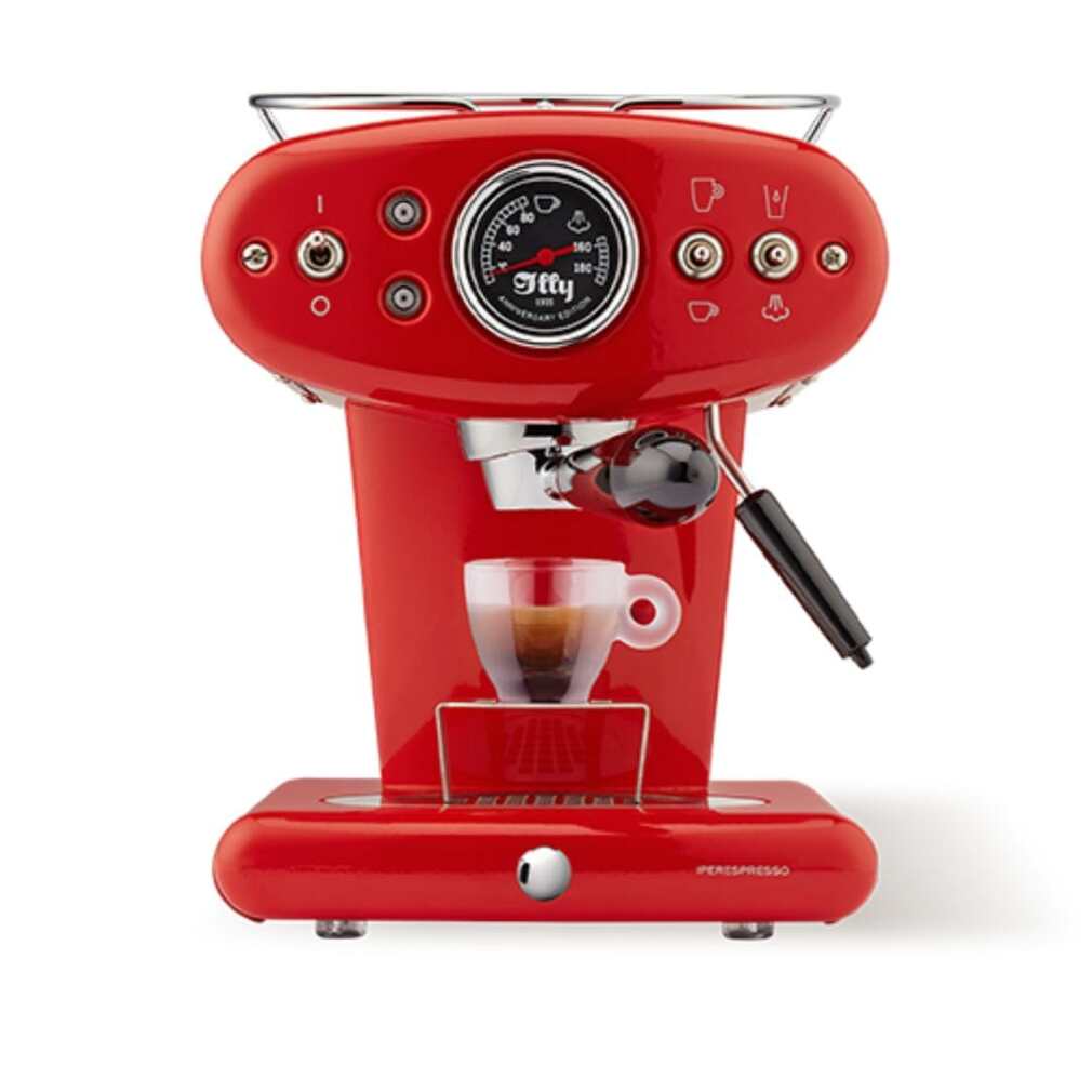 Machine à Café Illy Iperespresso X1 Anniversary Eco Mode – Rouge