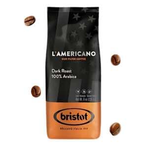 Bristot Americano tumeda röstiga kohvioad 1 kg