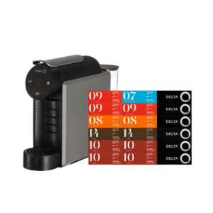 Grosse Offre : 120 Capsules Delta Q + Machine Delta Q Mini Qool Gris OFFERTE
