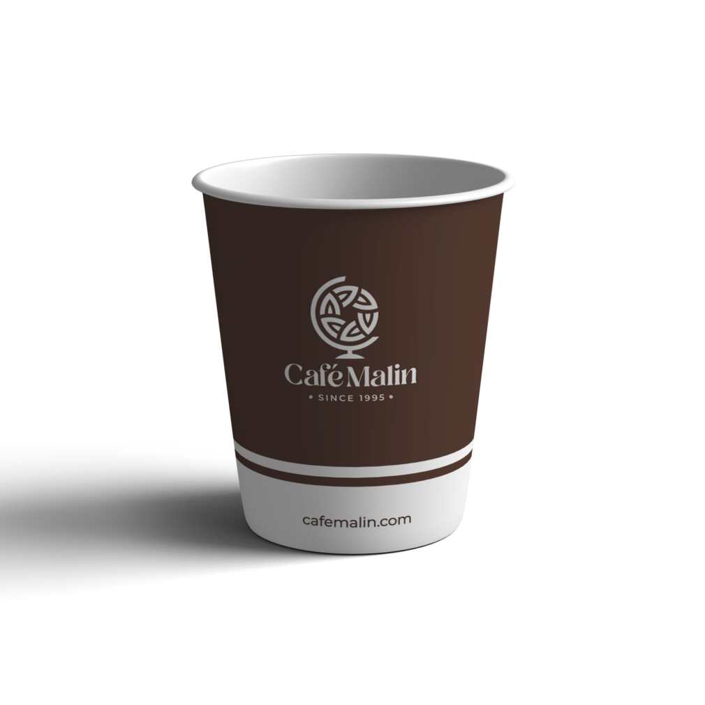 6,5 oz (20 Cl) Cafémalin -Kartonbecher - Los 50