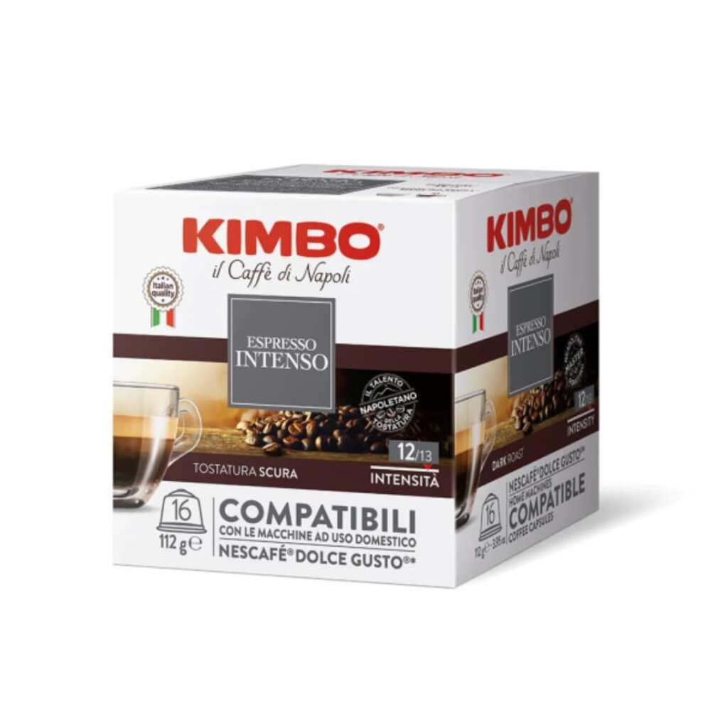 Kimbo intensive Kapseln - 16 Kapseln (kompatible Dolce -Begeisterung)