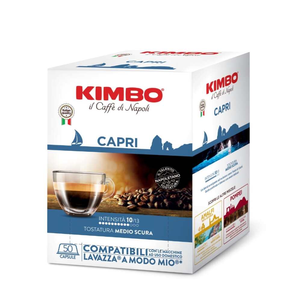 Cápsulas Kimbo Capri - 50 cápsulas (Lavazza compatible A Modo Mio)