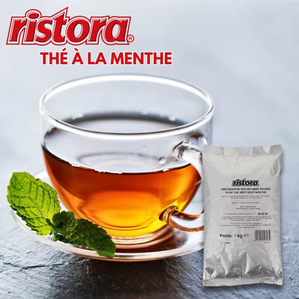Grüner Tee mit sofortiger Minz -Ristora - 1 kg
