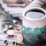 warme koffie in de winter
