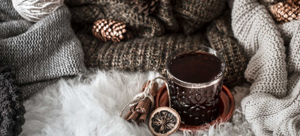 caffè confortante in inverno