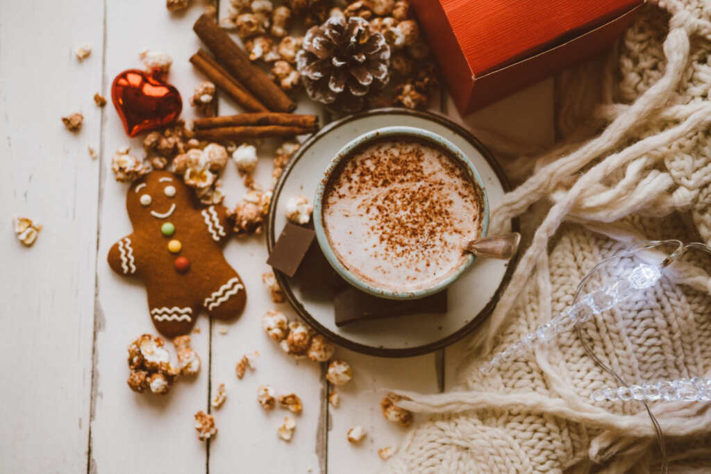 cappuccino zimą
