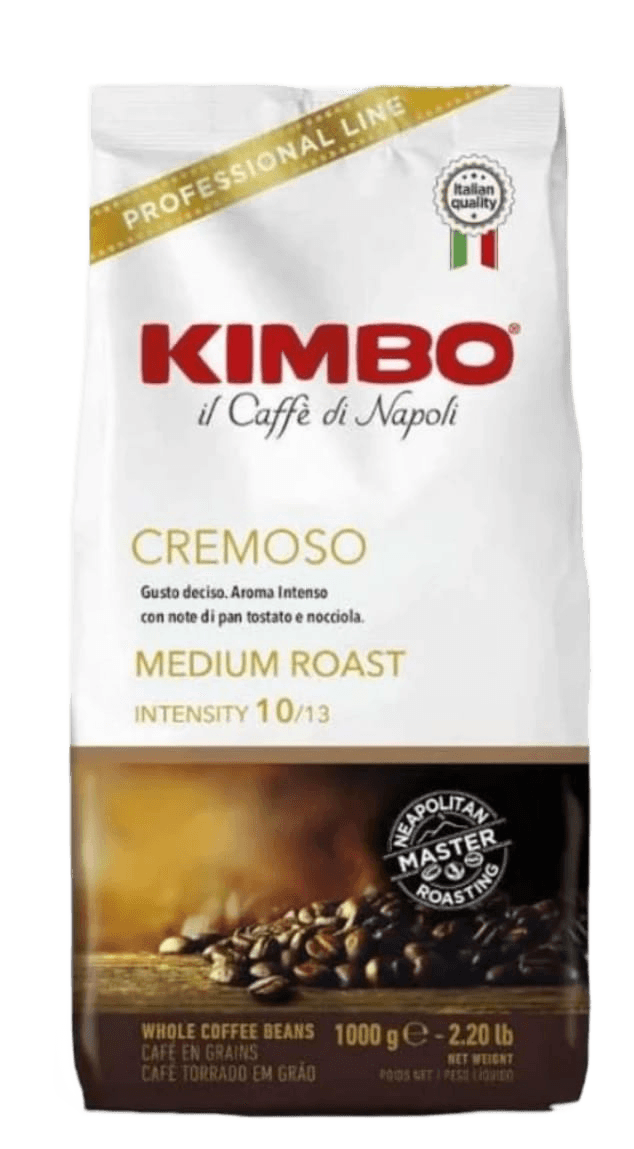 Café en grain Kimbo Cremoso 1kg Cafémalin