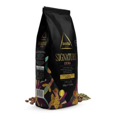 Καφές Delta Signature Crema σε κόκκους - Φακελάκι 500g