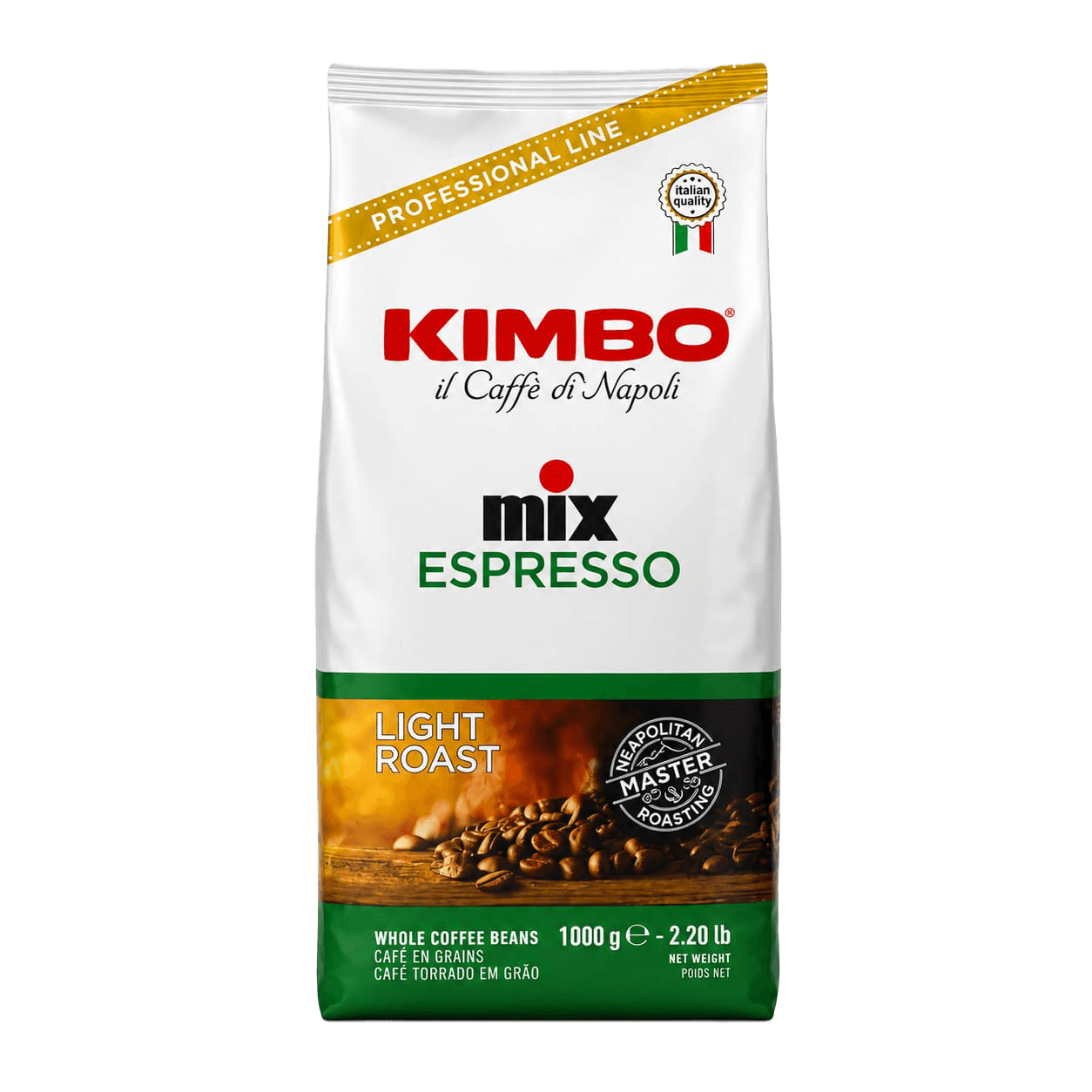Café en grain Kimbo Espresso Mix 1kg Cafémalin