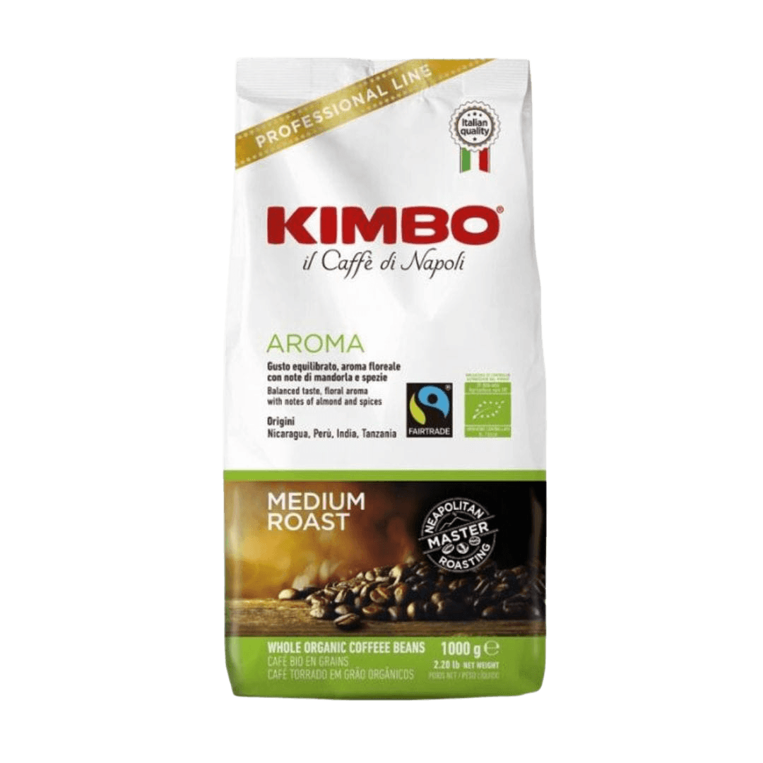 Café en grain Kimbo Bio 1kg Cafémalin