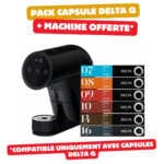 Delta q maq iconiq black 180 capsules fiche produit small — Cafemalin