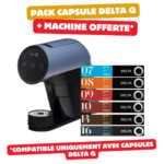 Delta q maq iconiq bleu 180 capsules fiche produit small — Cafemalin