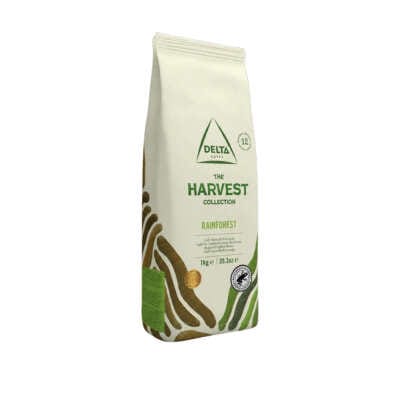 Delta Rainforest Kaffeebohnen 1 kg (seitlich) — Cafemalin