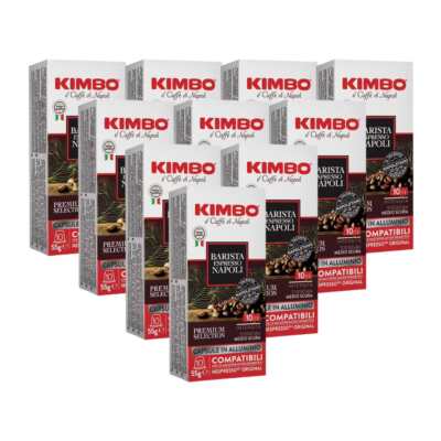 Kimbo compatibel met Nespresso – Napoli – 10 x 10 capsules (koffiecups)